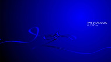 Vektör arka plan dalga ve çizgi desenleri ile. mavi soyut duvar kağıdı vektör tasarımı