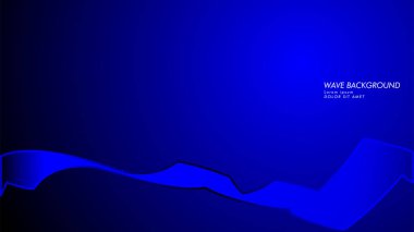 Vektör arka plan dalga ve çizgi desenleri ile. mavi soyut duvar kağıdı vektör tasarımı