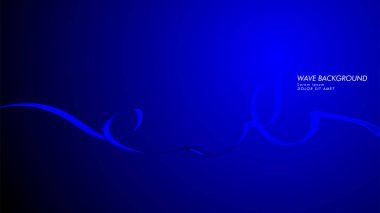 Vektör arka plan dalga ve çizgi desenleri ile. mavi soyut duvar kağıdı vektör tasarımı