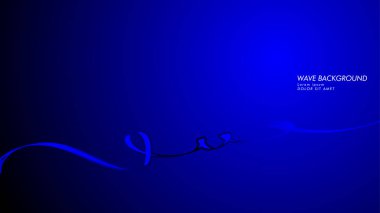 Vektör arka plan dalga ve çizgi desenleri ile. mavi soyut duvar kağıdı vektör tasarımı