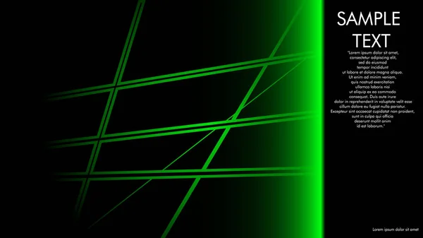 Дизайн Обложек Книг Журналов Брошюр Зеленой Линией Черным Фоном Примеры — стоковый вектор