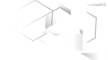 Altıgen şekillerin, vektör tasarım arka plan kavramları soyut. Metin veya logo için alan