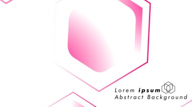 Altıgen şekillerin, vektör tasarım arka plan kavramları soyut. Metin veya logo için alan