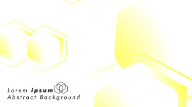 Altıgen şekillerin, vektör tasarım arka plan kavramları soyut. Metin veya logo için alan