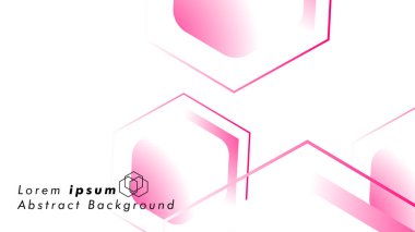Altıgen şekillerin, vektör tasarım arka plan kavramları soyut. Metin veya logo için alan