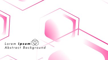 Altıgen şekillerin, vektör tasarım arka plan kavramları soyut. Metin veya logo için alan