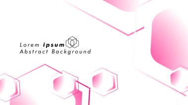 Altıgen şekillerin, vektör tasarım arka plan kavramları soyut. Metin veya logo için alan