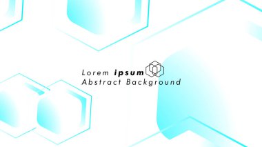 Altıgen şekillerin, vektör tasarım arka plan kavramları soyut. Metin veya logo için alan