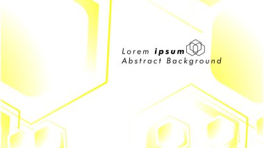 Altıgen şekillerin, vektör tasarım arka plan kavramları soyut. Metin veya logo için alan