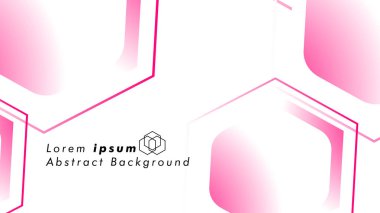 Altıgen şekillerin, vektör tasarım arka plan kavramları soyut. Metin veya logo için alan