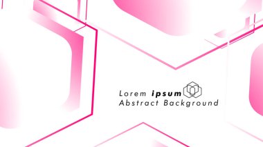 Altıgen şekillerin, vektör tasarım arka plan kavramları soyut. Metin veya logo için alan