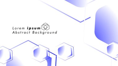 Altıgen şekillerin, vektör tasarım arka plan kavramları soyut. Metin veya logo için alan