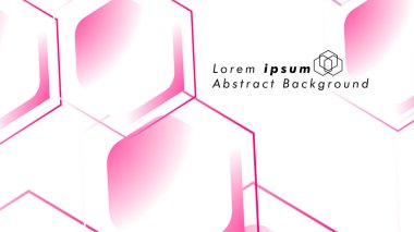 Altıgen şekillerin, vektör tasarım arka plan kavramları soyut. Metin veya logo için alan