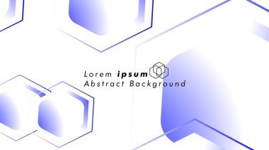 Altıgen şekillerin, vektör tasarım arka plan kavramları soyut. Metin veya logo için alan