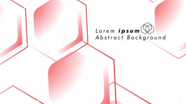 Altıgen şekillerin, vektör tasarım arka plan kavramları soyut. Metin veya logo için alan