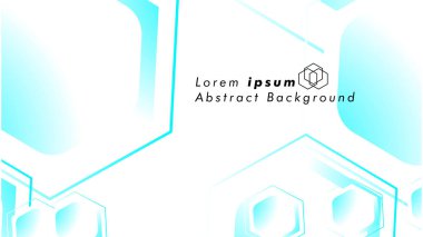 Altıgen şekillerin, vektör tasarım arka plan kavramları soyut. Metin veya logo için alan