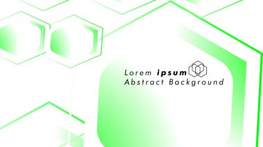 Altıgen şekillerin, vektör tasarım arka plan kavramları soyut. Metin veya logo için alan