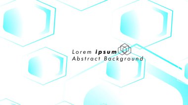 Altıgen şekillerin, vektör tasarım arka plan kavramları soyut. Metin veya logo için alan