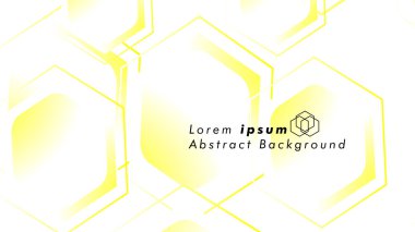 Altıgen şekillerin, vektör tasarım arka plan kavramları soyut. Metin veya logo için alan