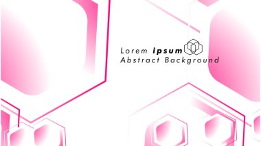 Altıgen şekillerin, vektör tasarım arka plan kavramları soyut. Metin veya logo için alan