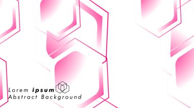 Altıgen şekillerin, vektör tasarım arka plan kavramları soyut. Metin veya logo için alan