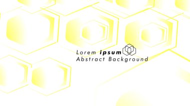 Altıgen şekillerin, vektör tasarım arka plan kavramları soyut. Metin veya logo için alan