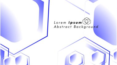 Altıgen şekillerin, vektör tasarım arka plan kavramları soyut. Metin veya logo için alan