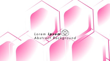 Altıgen şekillerin, vektör tasarım arka plan kavramları soyut. Metin veya logo için alan