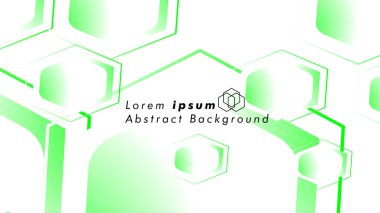 Altıgen şekillerin, vektör tasarım arka plan kavramları soyut. Metin veya logo için alan