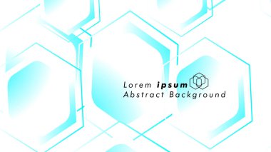 Altıgen şekillerin, vektör tasarım arka plan kavramları soyut. Metin veya logo için alan