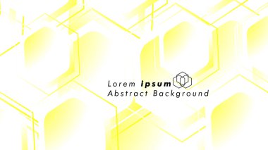 Altıgen şekillerin, vektör tasarım arka plan kavramları soyut. Metin veya logo için alan