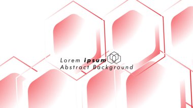 Altıgen şekillerin, vektör tasarım arka plan kavramları soyut. Metin veya logo için alan
