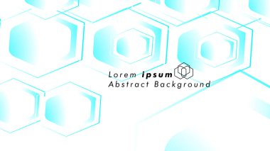 Altıgen şekillerin, vektör tasarım arka plan kavramları soyut. Metin veya logo için alan