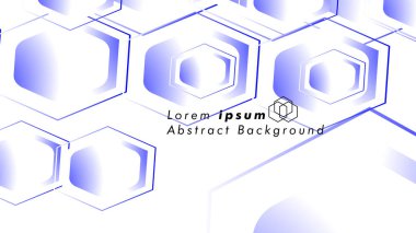 Altıgen şekillerin, vektör tasarım arka plan kavramları soyut. Metin veya logo için alan