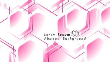 Altıgen şekillerin, vektör tasarım arka plan kavramları soyut. Metin veya logo için alan