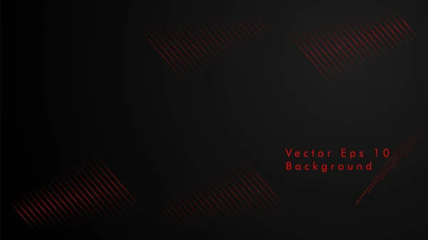 Fundo Vetorial Abstrato Linha Geométrica Design Criativo Inspirador Cor Vermelha — Vetor de Stock