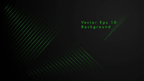 Fond Vectoriel Abstrait Lignes Géométriques Conception Créative Inspirée Couleur Verte — Image vectorielle
