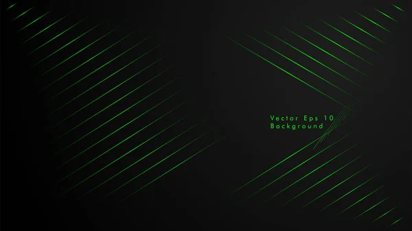 Fond Vectoriel Abstrait Lignes Géométriques Conception Créative Inspirée Couleur Verte — Image vectorielle