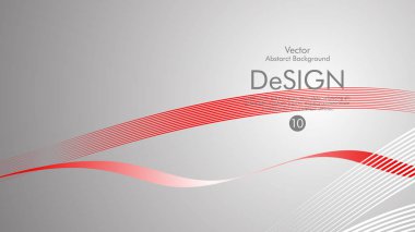 Vektör arka plan, renk akışı satırları el salladı. hisse senedi vektör