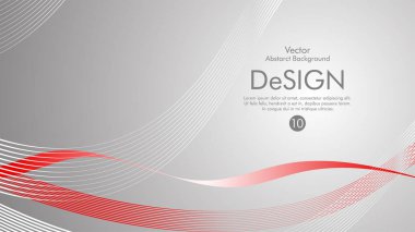 Vektör arka plan, renk akışı satırları el salladı. hisse senedi vektör