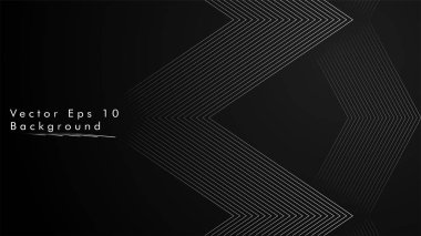 Soyut vektör arkaplanı. Geometrik Çizgiler - Yaratıcı ve İlham Tasarımı