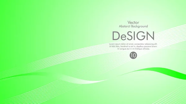 Abstract Vector Achtergrond Kleur Stroom Zwaaide Lijnen Voorraad Vector — Stockvector