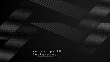 Soyut vektör arkaplanı. Geometrik Çizgiler - Yaratıcı ve İlham Tasarımı