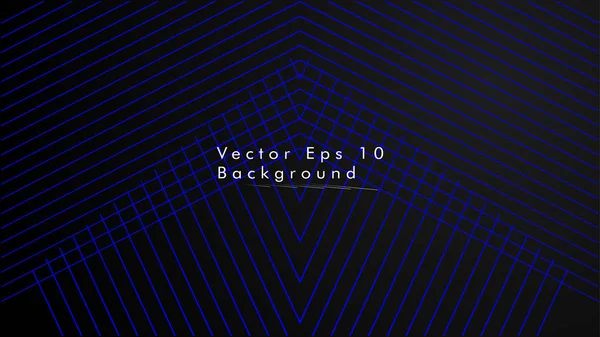 Fundo Vetorial Abstrato Linhas Geométricas Design Criativo Inspirador Cor Azul — Vetor de Stock