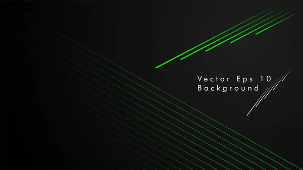 Fundo Vetorial Abstrato Linhas Geométricas Criativa Inspiração Design Green Cor — Vetor de Stock