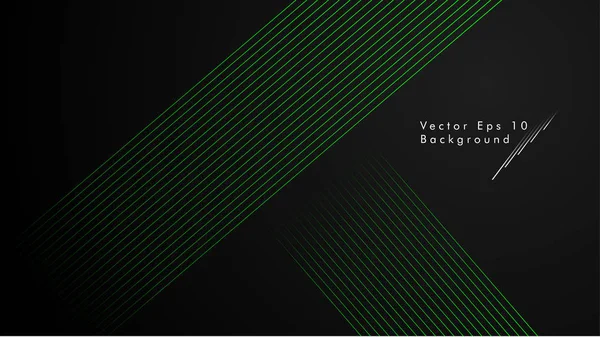 Absztrakt Vektor Háttér Geometrikus Vonalak Kreatív Inspiráció Tervez Green Szín — Stock Vector