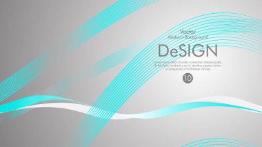 Vektör arka plan, renk akışı satırları el salladı. hisse senedi vektör