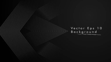 Soyut vektör arkaplanı. Geometrik Çizgiler - Yaratıcı ve İlham Tasarımı