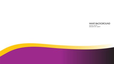 dalga geçmiş mor ve sarı renk ile
