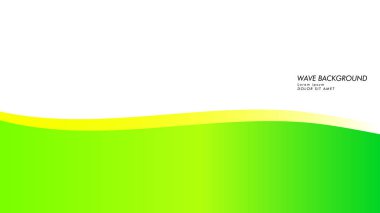 yeşil renk ve sarı soyut dalga arka plan
